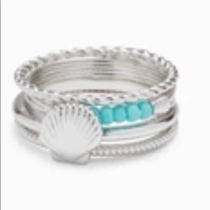 Discontinued set of 4 stacking rings. Like new!